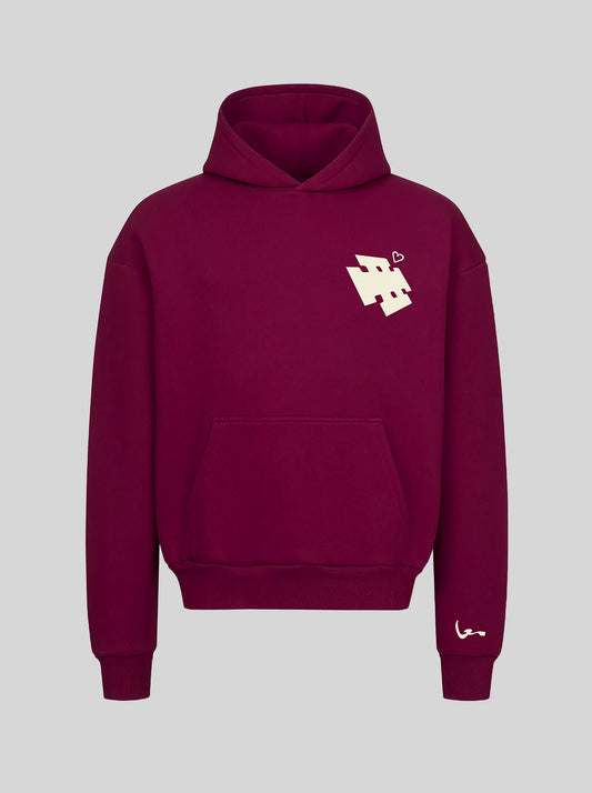 Burgundy Passion Hoodie (ljly)