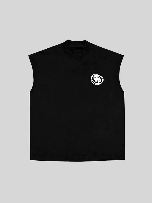 Sleeveless SPONSORED (Black)