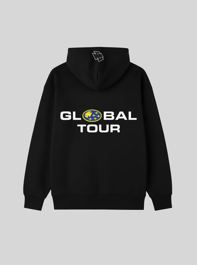 Global Tour Zip-up Hoodie (Black)