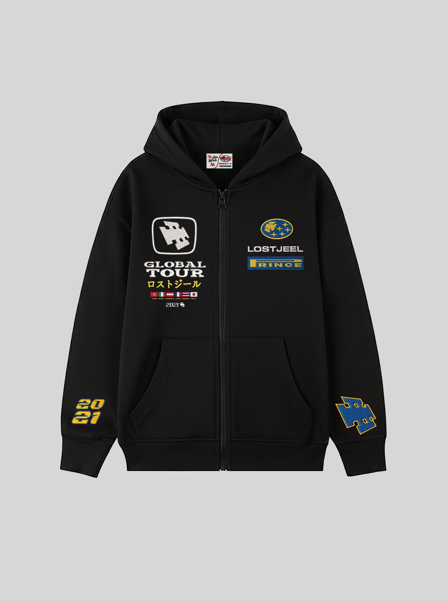 Global Tour Zip-up Hoodie (Black)
