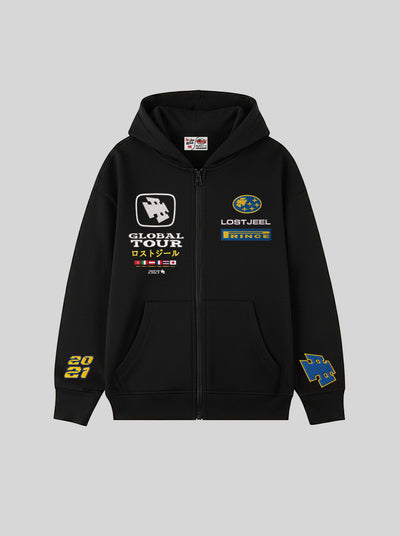 Global Tour Zip-up Hoodie (Black)