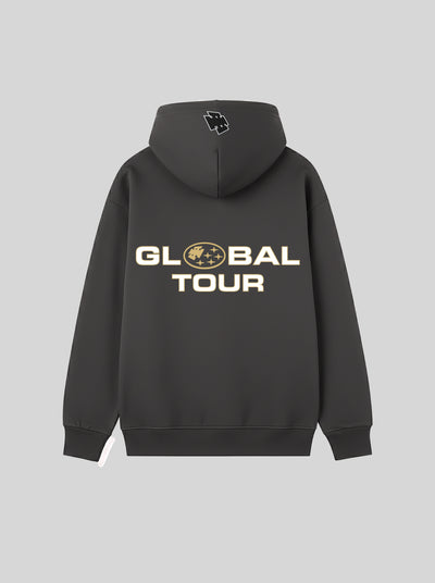 Global Tour Zip-up Hoodie (Dark Grey)