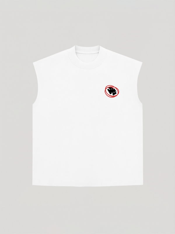 Sleeveless SPONSORED (white)